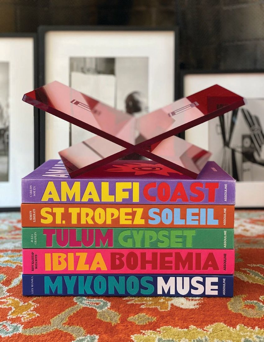 Each book in the candy-colored Classics collection is dedicated to one of the globe’s most glamorous destinations. PHOTO: COURTESY OF ASSOULINE