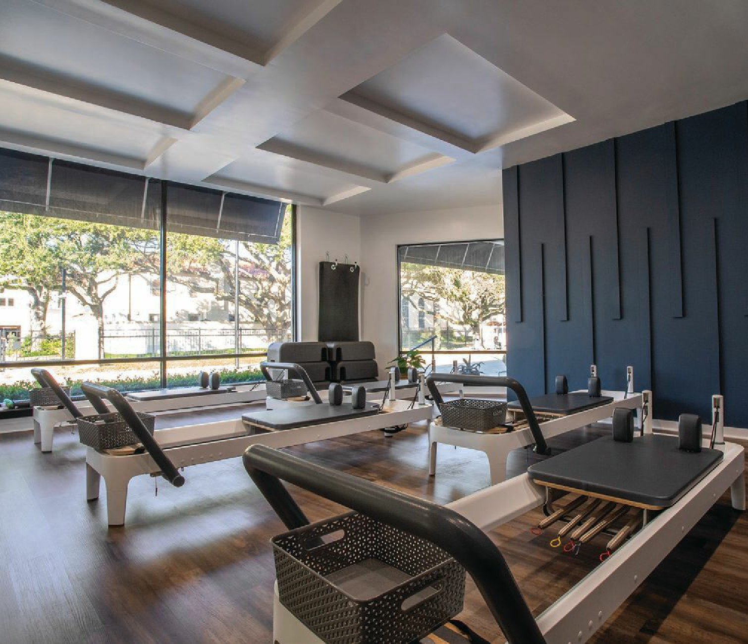Reformer Pilates classes start at $30 with top trained professionals who work with individuals to target any particular goals or needs. STUDIO PHOTO COURTESY OF KARMAN LOVELY
