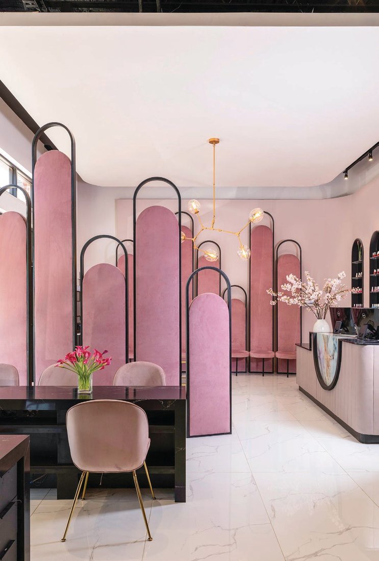 Gloss Nail Salon is the prettiest place to get pampered. PHOTO BY JULIE SOEFER