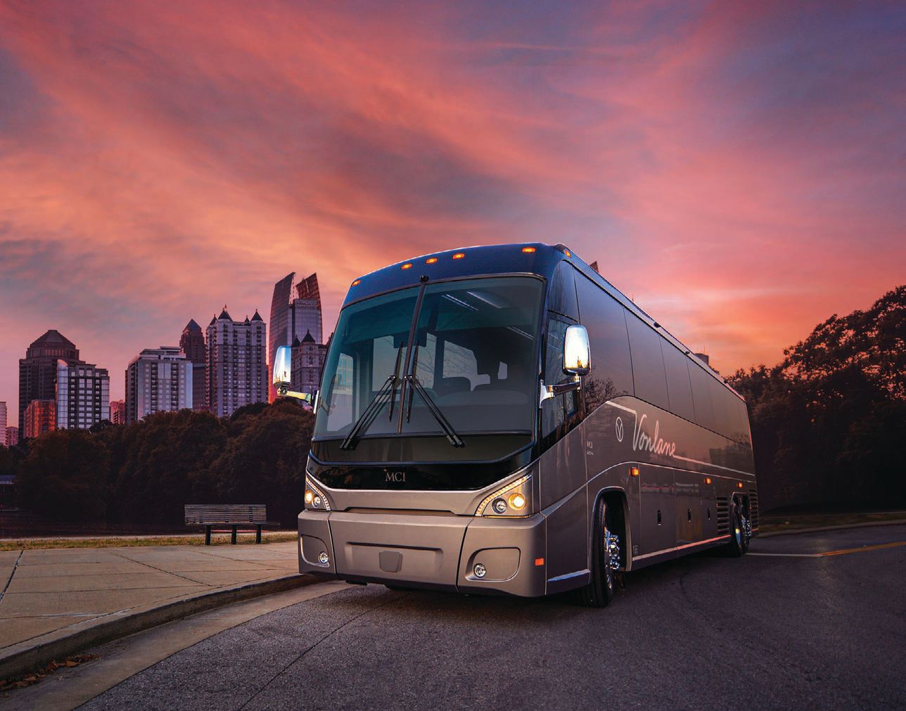 The sleek exterior introduces passengers to the luxury traveling experience PHOTO COURTESY OF VONLANE